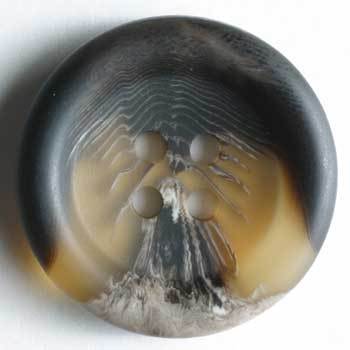 Brown Polyester Button