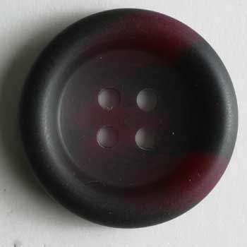 Deep Burgundy Polyester Button