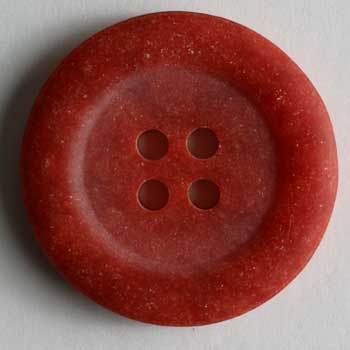 Red Polyester Button