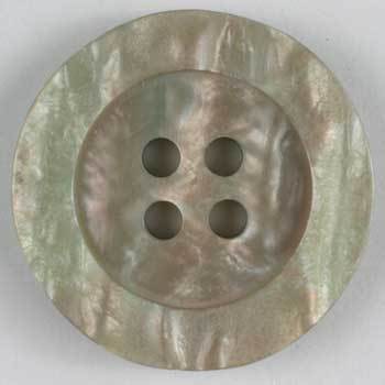 Pearl Green Polyester Button