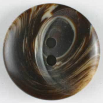 Brown Polyester Button