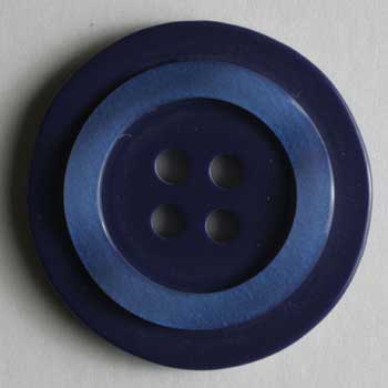 Navy Blue Polyester Button