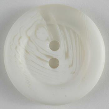 White Polyester Button