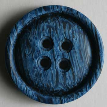 Navy Blue Polyester Button