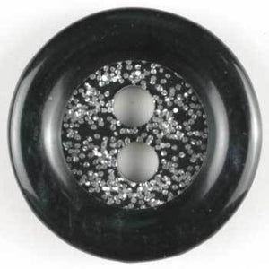 Black Polyester Button