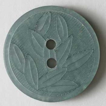 Green Polyester Button