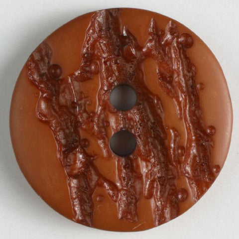 Brown Polyester Button