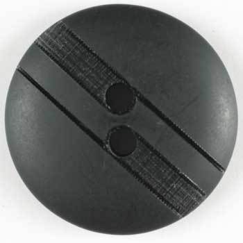 Black Polyester Button