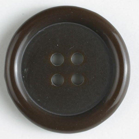 Brown Polyester Button