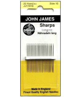 John James Sharps Needle Sz10 20pc