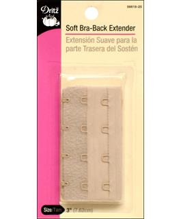 Dritz Soft Bra Back Extender 3" Beige