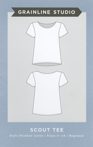 Scout Tee Pattern - sizes 0-18