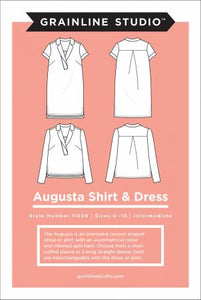 Augusta Shirt & Dress Pattern - sizes 0-18