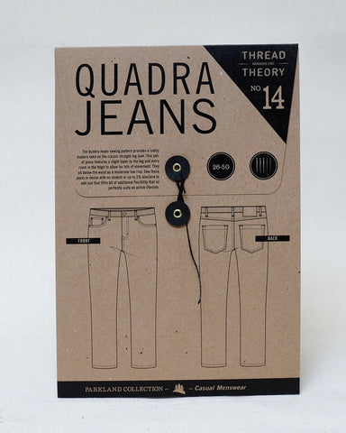 Quadra Jeans Pattern - Men's sizes 26-50