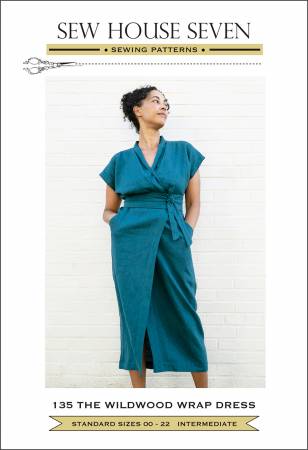 The Wildwood Wrap Dress Pattern - sizes 00-22