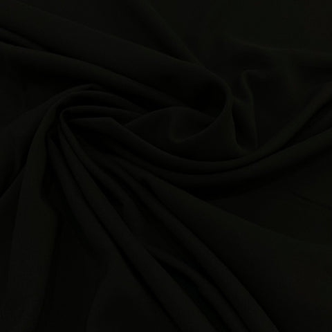 Washable Rayon Fabric - Black