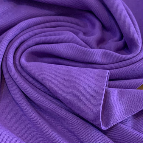 Stretch Ribbing Fabric - Lavender