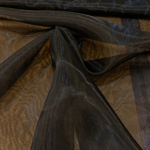 Polyester Organza Fabric - Black