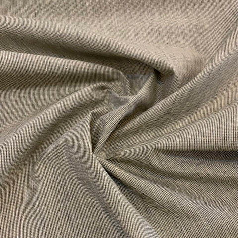 Midweight Linen Fabric - Kiwi Stripe
