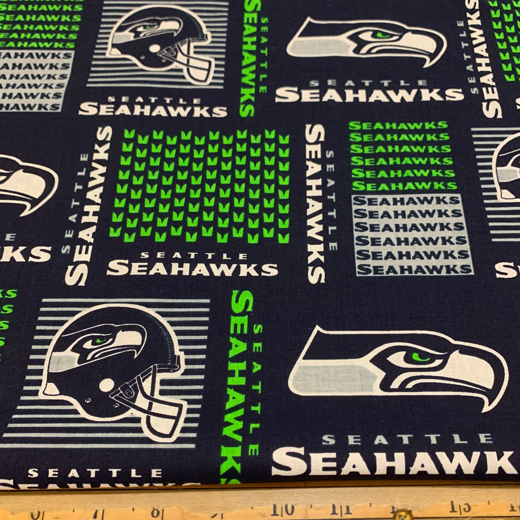 NFL Seattle Seahawks Banner Cotton Fabric