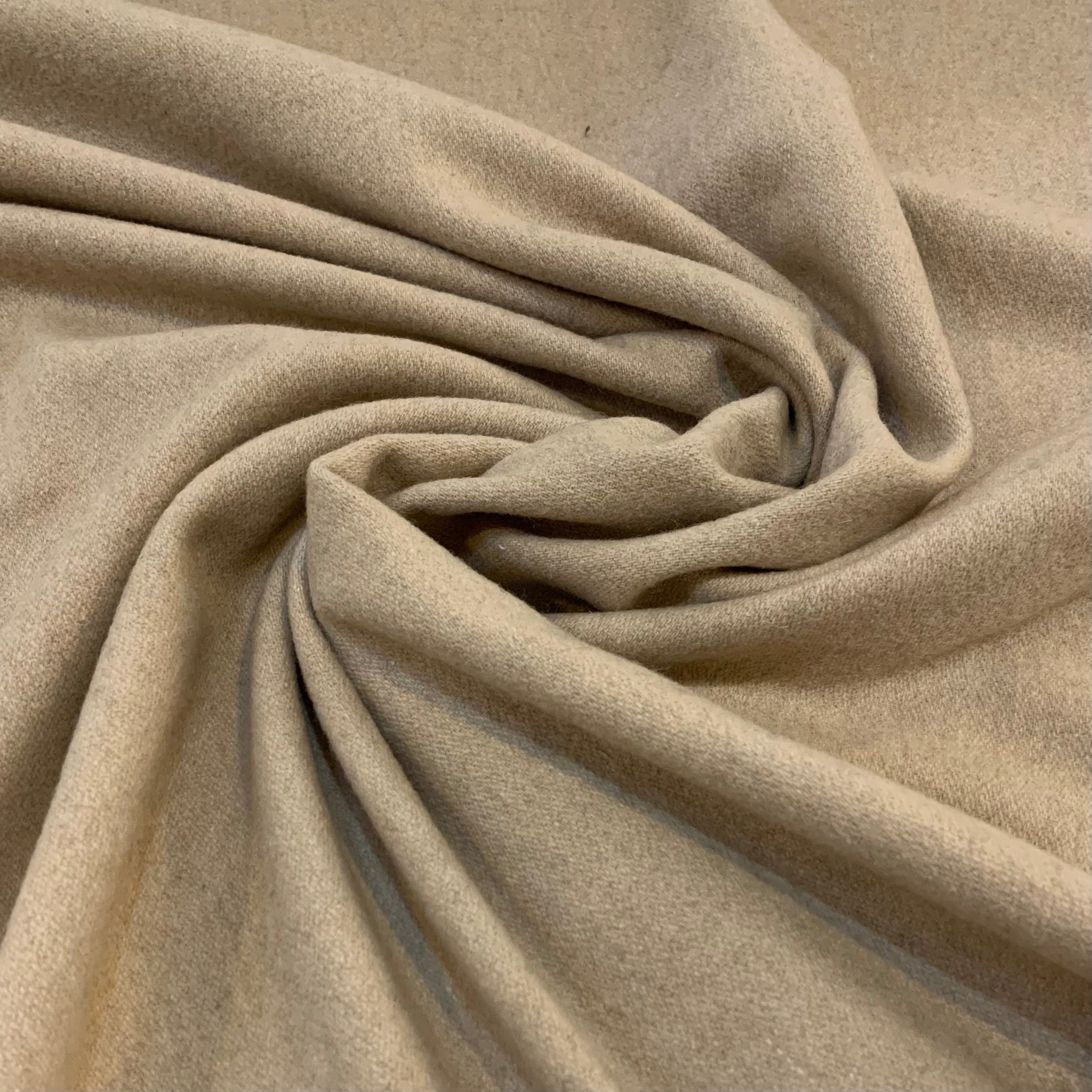 Wool Cashmere Coating Fabric - Camel