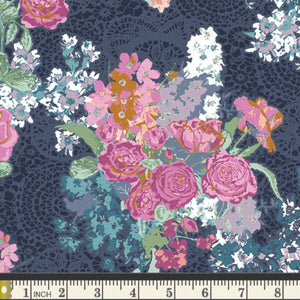 Nisi Flora Four Cotton Fabric - TRB-4011