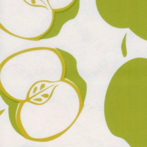 Solvang Oilcloth Fabric - Apple Green