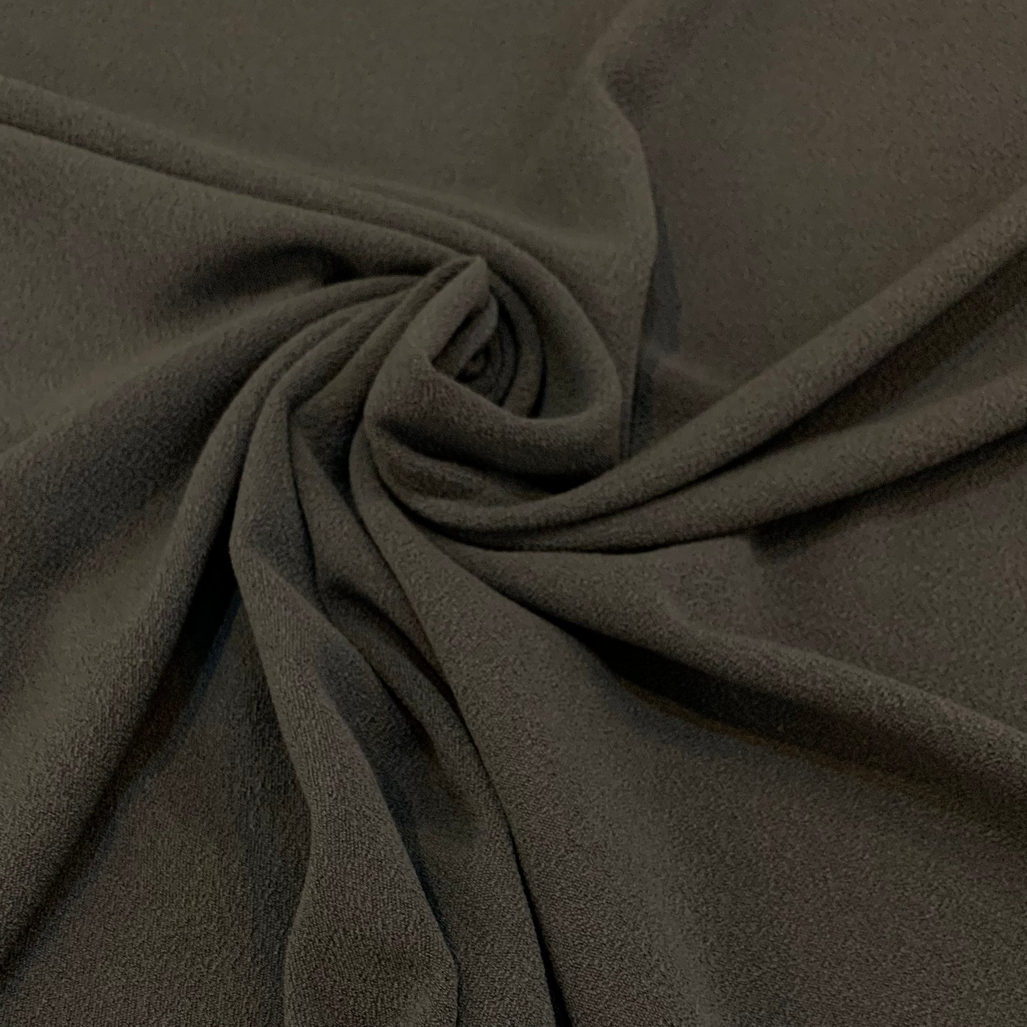 Textured Wool/Cashmere Stretch Woven Fabric - Gray