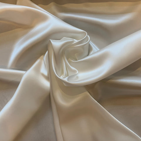 Silk Charmeuse - Natural White