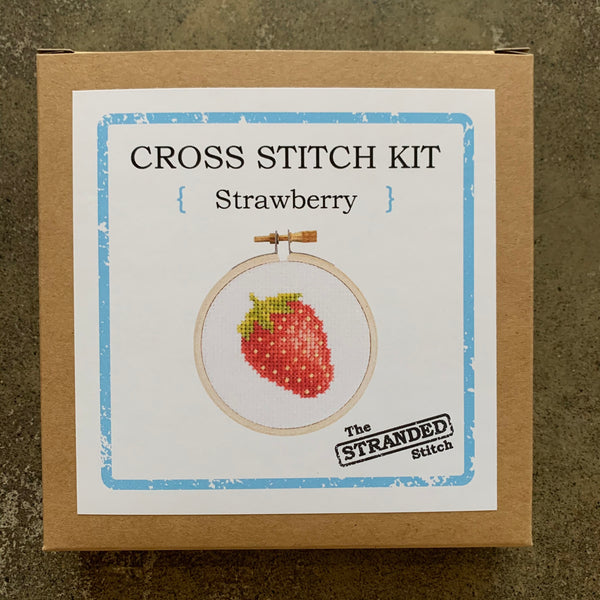 Strawberry Cross Stitch Kit