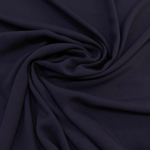 Washable Rayon Fabric - Navy