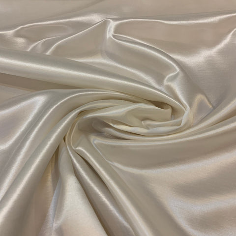 Silk Cotton Charmeuse - Natural White