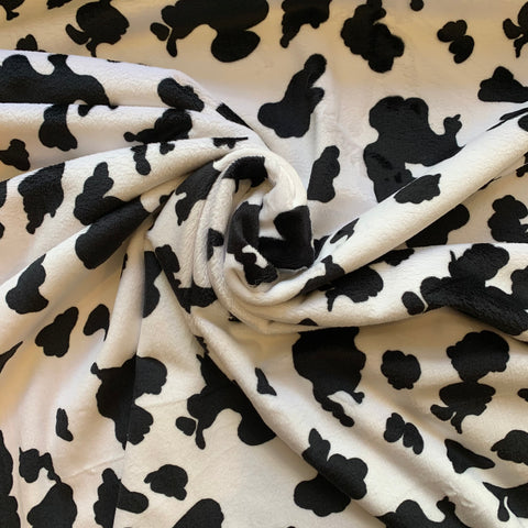 Cow or Dalmatian Cuddle (Minkee) Fabric