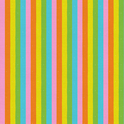 Sunshine Inn Towel Stripe Cotton Fabric - Multi 22731