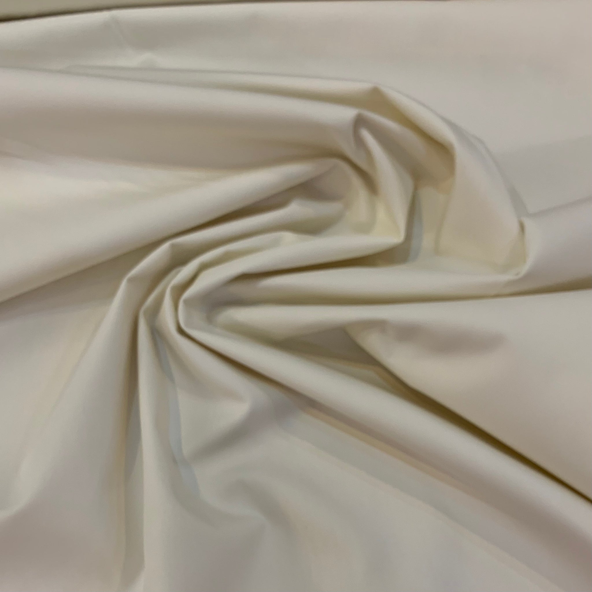 Blazer Poplin Poly/Cotton Fabric - Cream