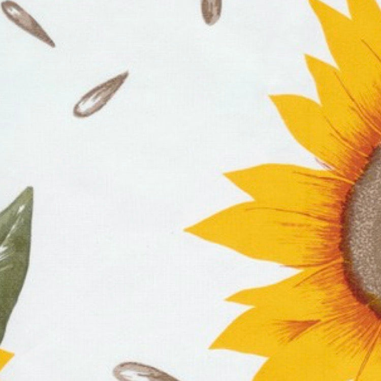 Sunflower Oilcloth Fabric - Yellow