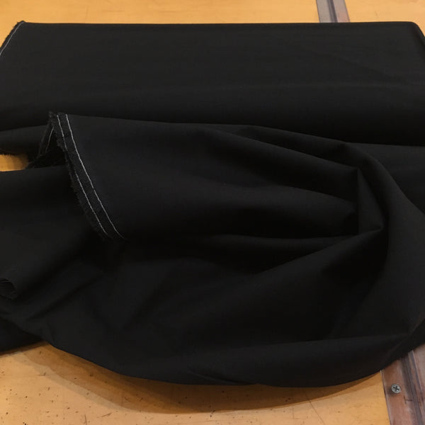 Linen Mochi Solid - Cotton/Linen - Black