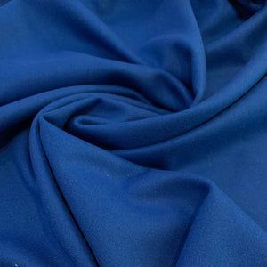 Wool Blend Melton Coating Fabric - Royal
