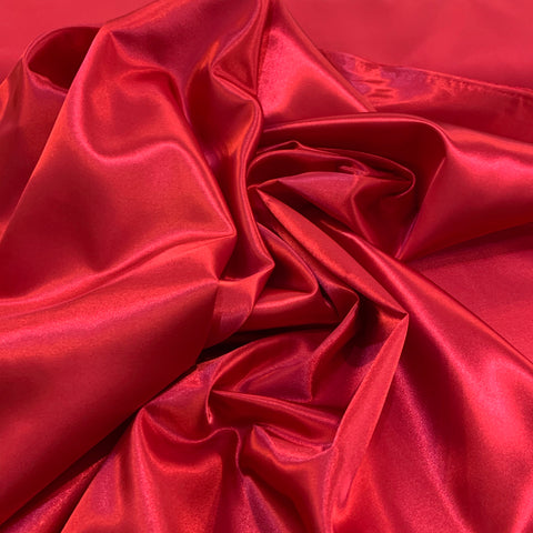 Satalure Polyester Satin - Red