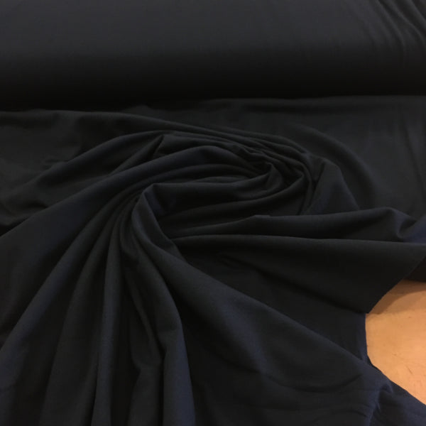 Yoga Cloth Cotton Spandex Stretch Fabric - Black