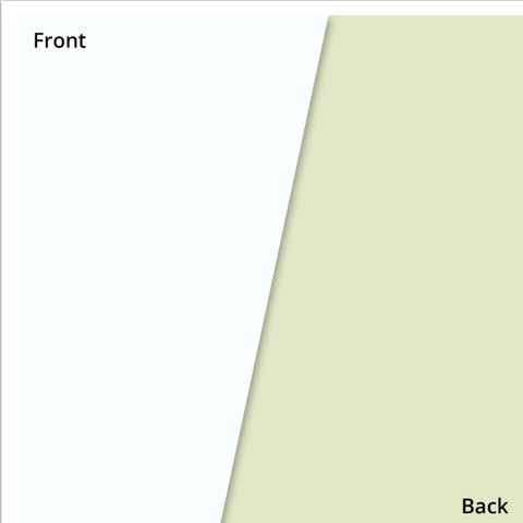 Blackout Lining Fabric - White/Ecru