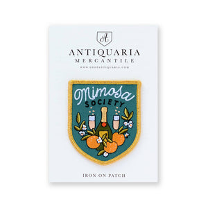 Mimosa Society Iron On Patch